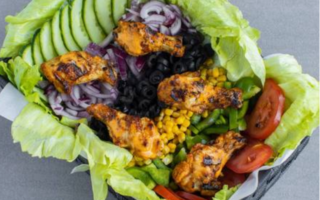 Peri Peri Wings Salad